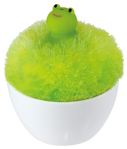 ANIMAL PC DUSTING BALL (FROG)#ｱﾆﾏﾙﾎﾟﾝﾎﾟﾝｸﾘｰﾅｰ　（ｶｴﾙ）