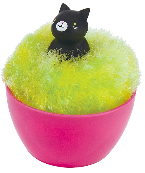 ANIMAL PC DUSTING BALL (CAT)#ｱﾆﾏﾙﾎﾟﾝﾎﾟﾝｸﾘｰﾅｰ　（ﾈｺ）