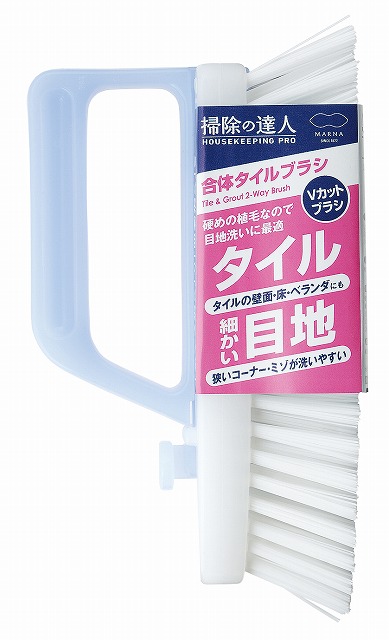 CLEANING EXPERT COMBINATION TILE BRUSH#掃除の達人 合体ﾀｲﾙﾌﾞﾗｼ