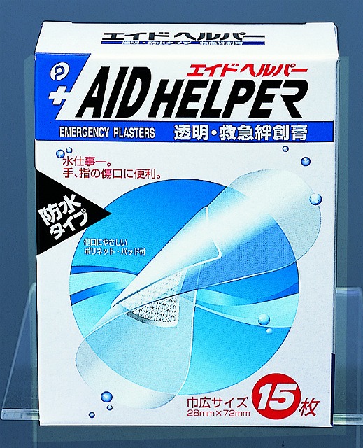 Adhesive Plaster Aid Helper 15P (Waterproof)#ｴｲﾄﾞﾍﾙﾊﾟｰ15P（防水）