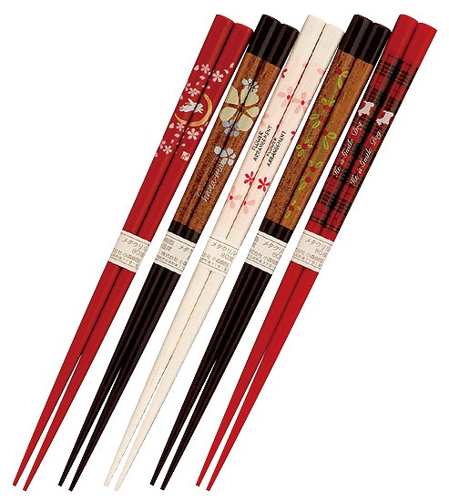Anti-slipping Round Tip Chopsticks 19.5cm#すべり止丸箸 １９．５ｃｍ