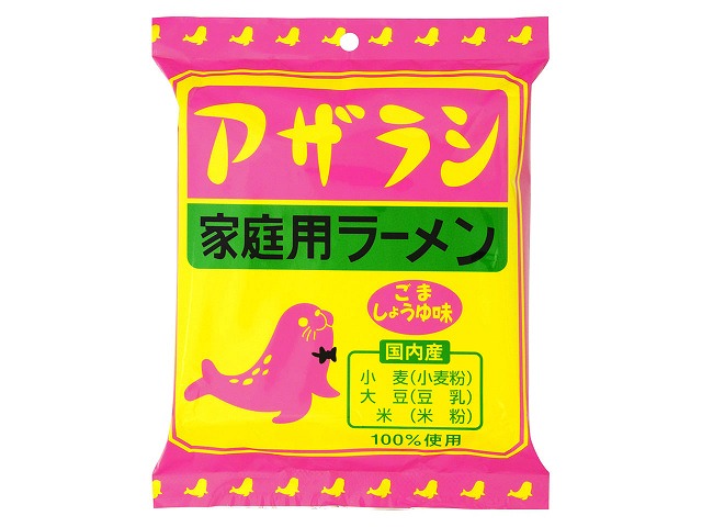 Azarashi (Seal) Ramen 1P Sesame Soy Sauce Flavor#アザラシラーメン１食ごましょうゆ味