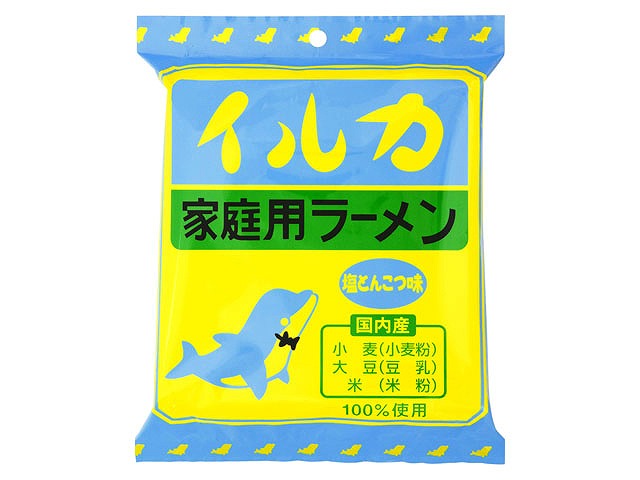 Iruka (Dolphine) Ramen 1P Salt Pork Broth Flavor#イルカラーメン１食塩とんこつ味