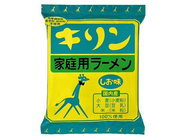 Kirin (Giraffe) Ramen 1P Salt Flavor / Non-use of Chemical Seasoning#キリンラーメン１食しお味　化学調味料不使用