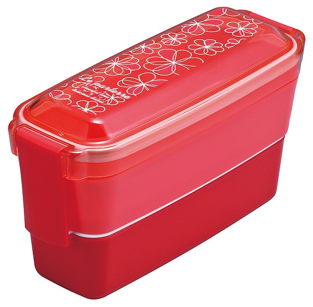 Le Parterre Slim Dome Two-tiered Lunchbox 560ml#スリムドーム２段ランチボックス　５６０