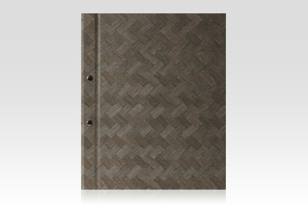 A4 Menu Book（Bamboo design）#メニューブック　バンブー【ビス式・A4用紙対応】