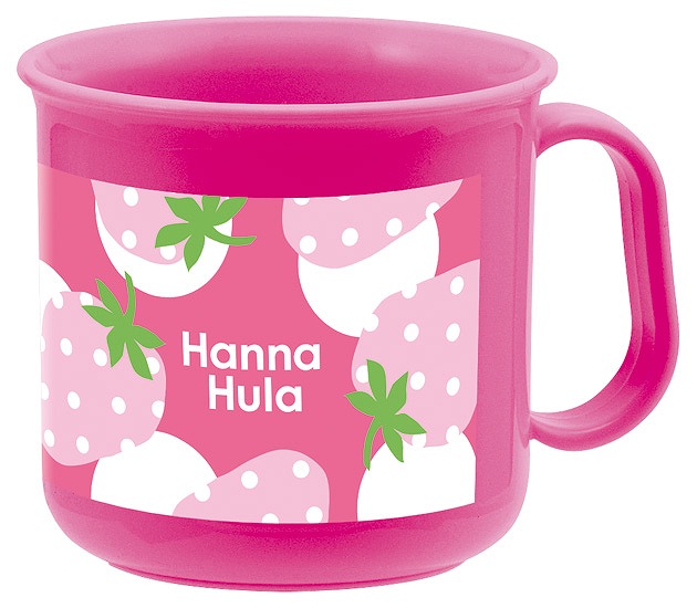 Hanna Hula Strawberry Heat Resistant Cup #耐熱コップ　いちご